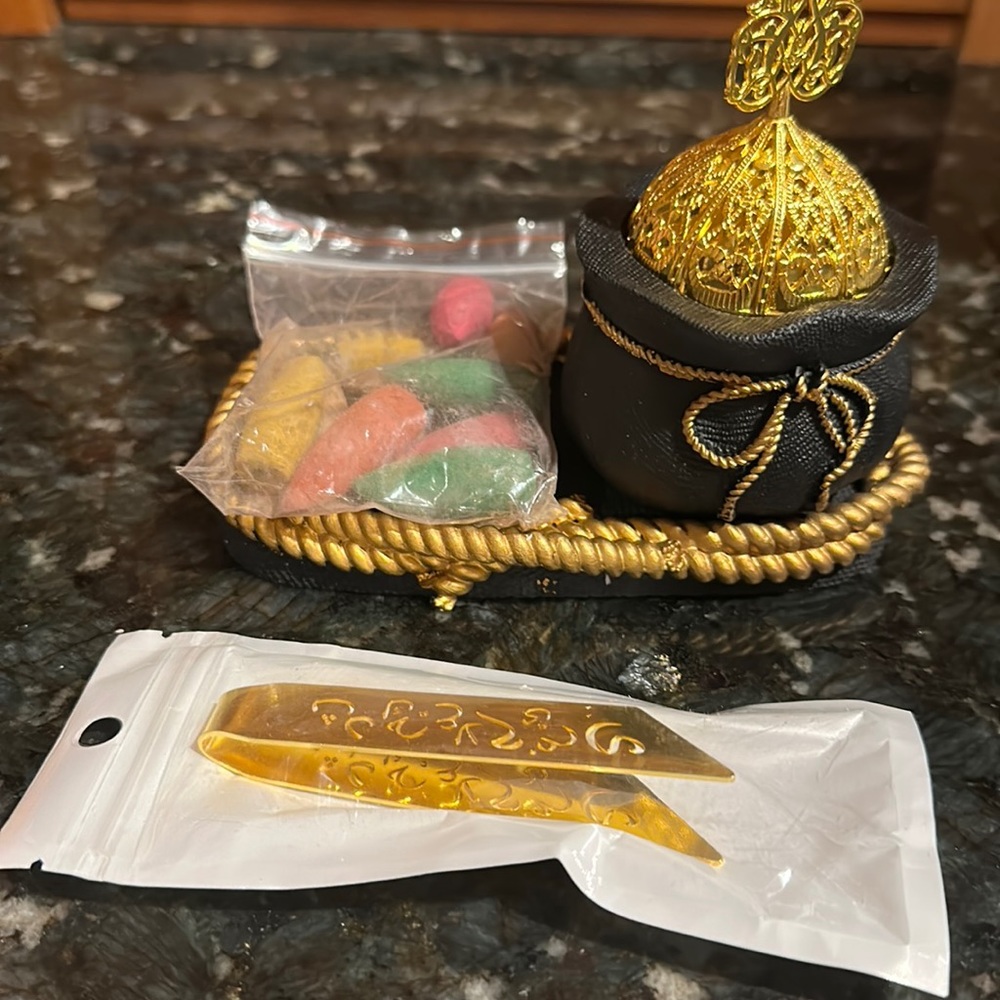Incense burner with tray